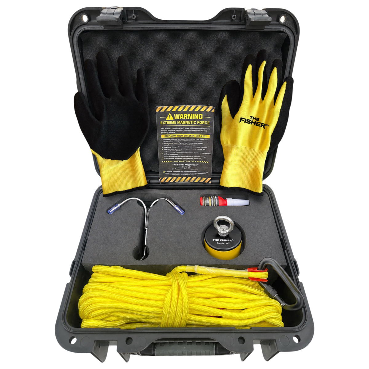 GRAVITY LITE™ — 1,500 LB 360° MAGNET FISHING KIT
