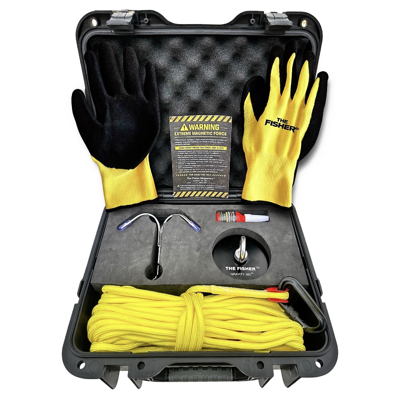 GRAVITY 360™ — 3,500 LB 360° MAGNET FISHING KIT